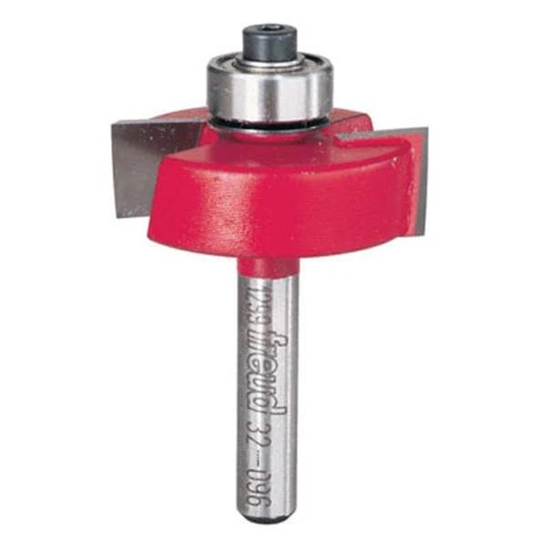 32-096 Rabbeting Router Bit 1/4" SH 1-1/4" D 3/8" CD 3/8" CL